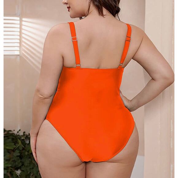 Women's One Piece Tummy Control Swimsuit- Size Large - Picture 2 of 6